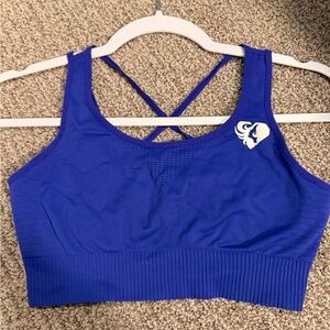 Blue Women's Best Sports Bra